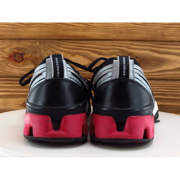 SKECHERS Sz‎ 10 Sneaker Silver Synthetic Men Medium (D, M) Athletic - Picture 7 of 11